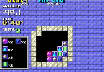 Puzznic (Japan) screen shot game playing